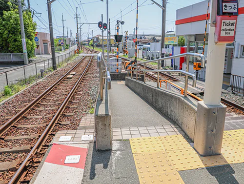 積志駅のスロープ