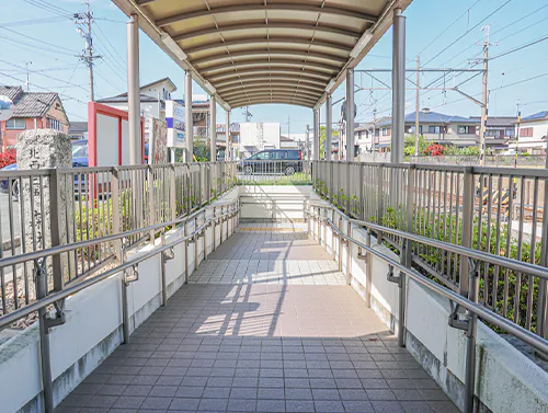 遠州岩水寺駅のスロープ