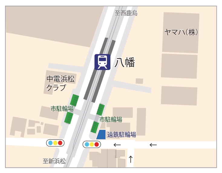 八幡駅 送迎スペース